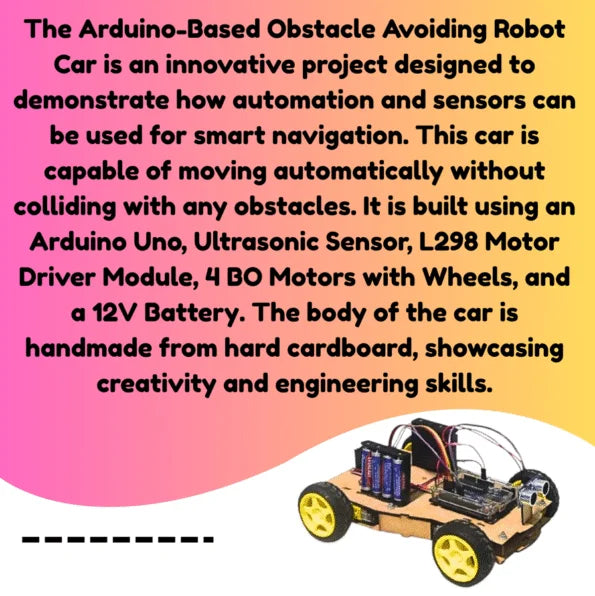 Arduino Obstacle Avoiding Robot Car